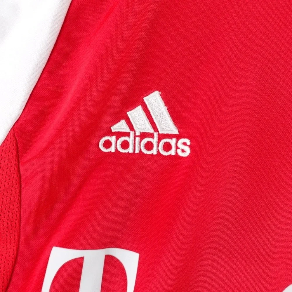 FC Bayern Munich Jersey Mens Small Red 2004 2005 Adidas T-Com Home Soccer Shirt - Picture 6 of 12